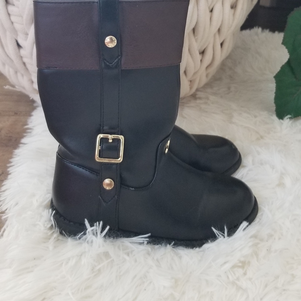 Black and brown Michael Kor boots